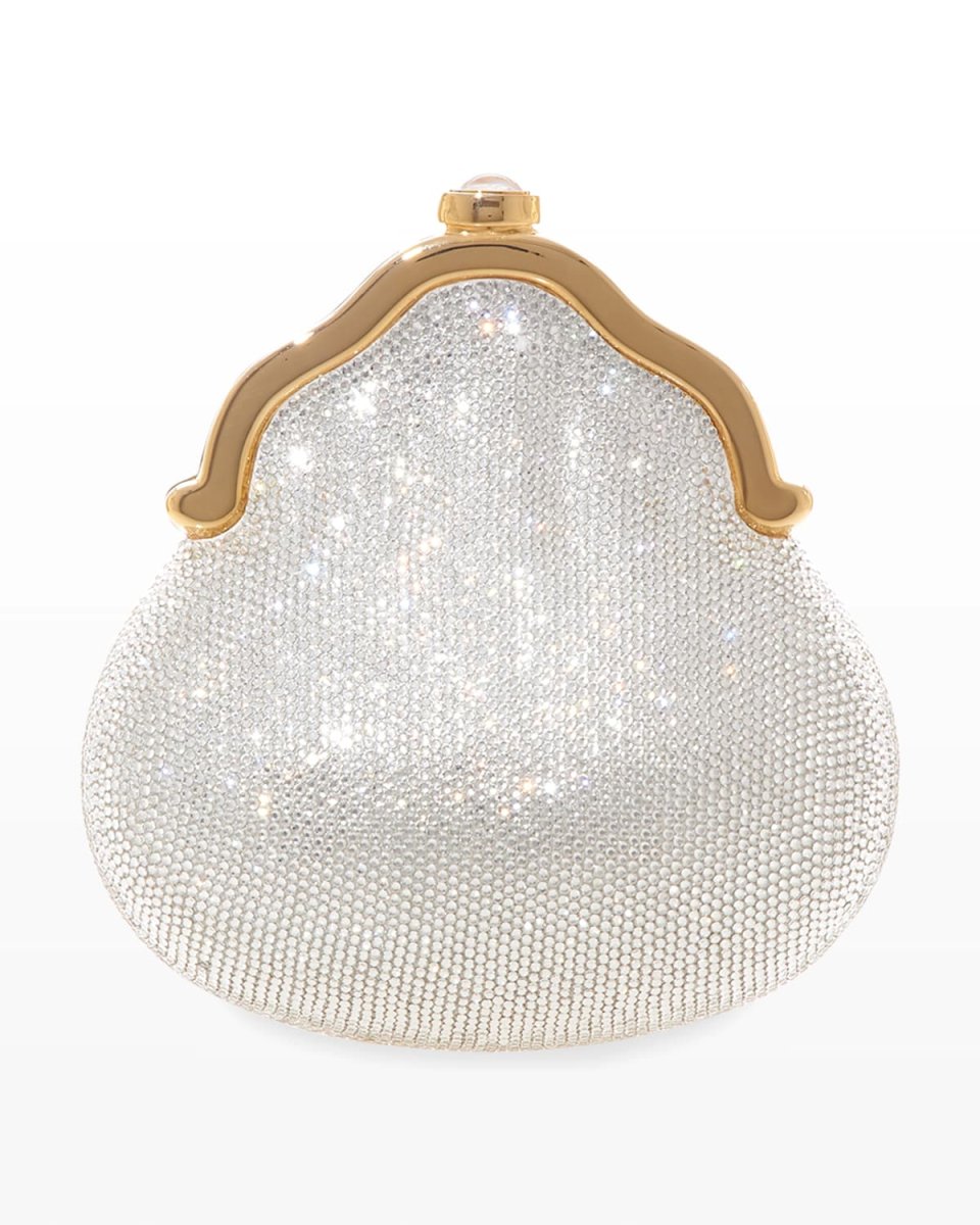 Chatelaine Shimmering Crystal Pouch Clutch Bag